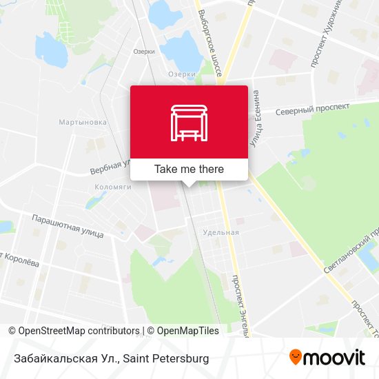Забайкальская Ул. map
