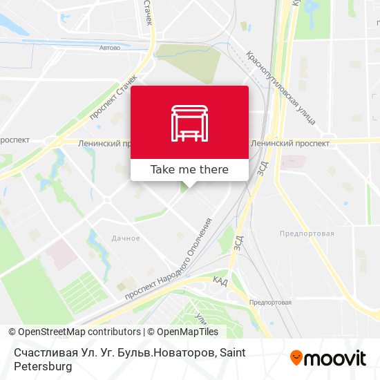 Счастливая Ул. Уг. Бульв.Новаторов map