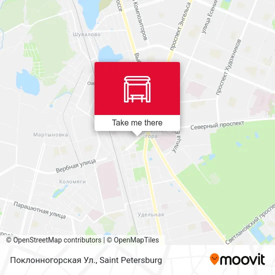 Поклонногорская Ул. map