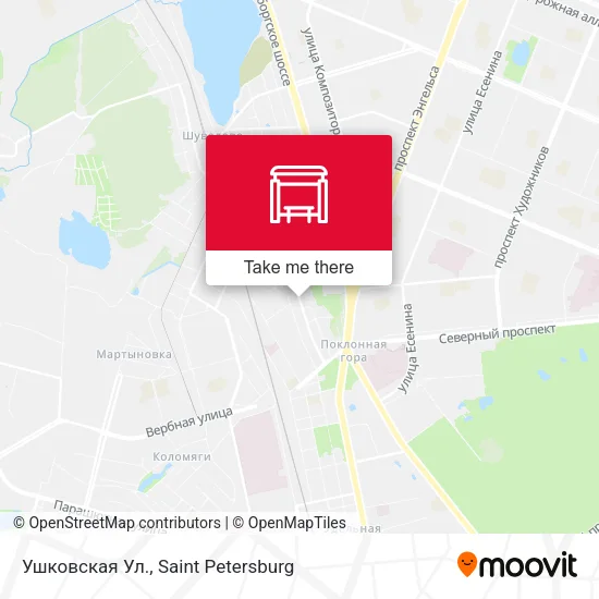 Ушковская Ул. map