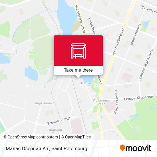 Малая Озерная Ул. map