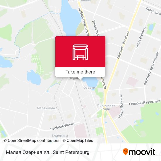 Малая Озерная Ул. map