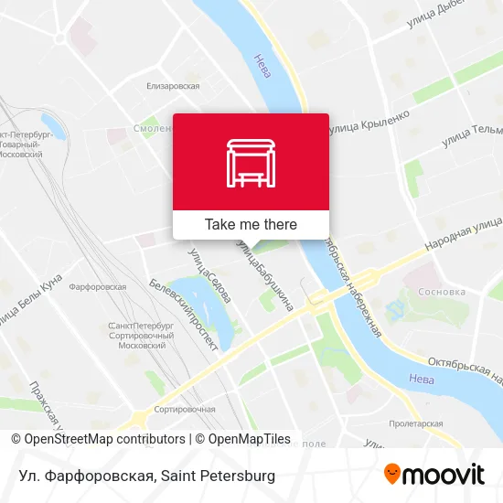 Ул. Фарфоровская map