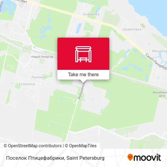 Поселок Птицефабрики map