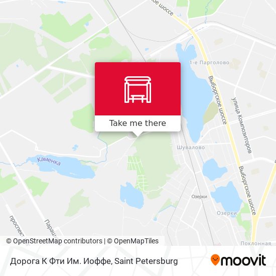 Дорога К Фти Им. Иоффе map