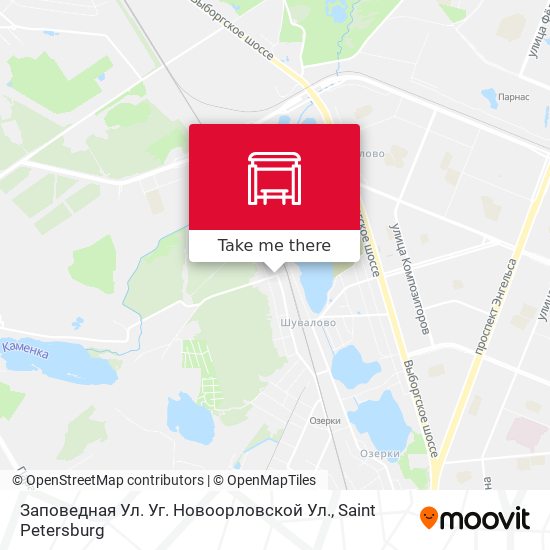 Заповедная Ул. Уг. Новоорловской Ул. map