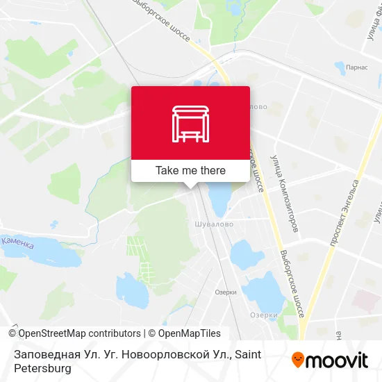 Заповедная Ул. Уг. Новоорловской Ул. map