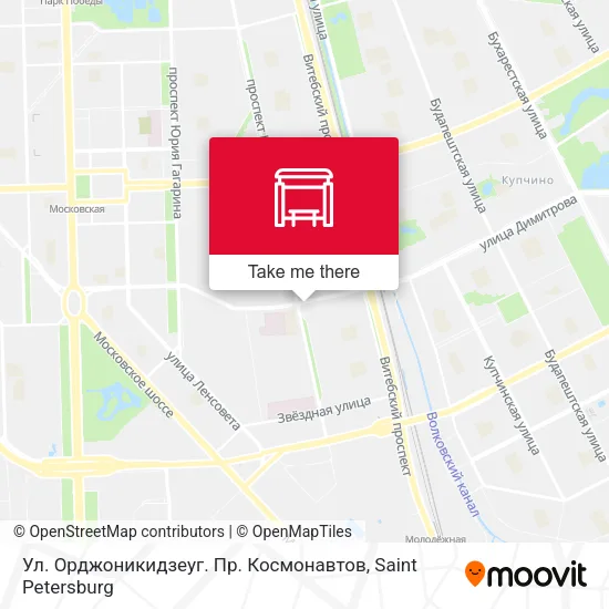 Ул. Орджоникидзеуг. Пр. Космонавтов map