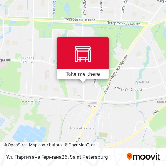 Ул. Партизана Германа26 map