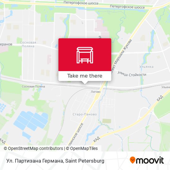 Ул. Партизана Германа map