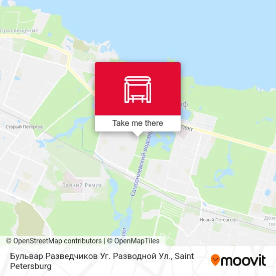 Бульвар Разведчиков Уг. Разводной Ул. map
