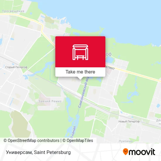 Универсам map