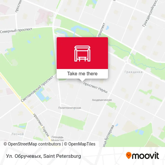 Ул. Обручевых map