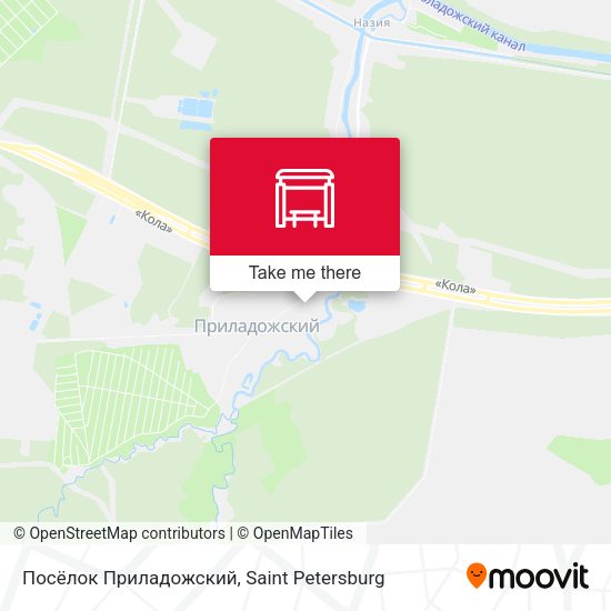 Посёлок Приладожский map
