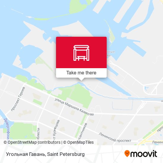 Угольная Гавань map