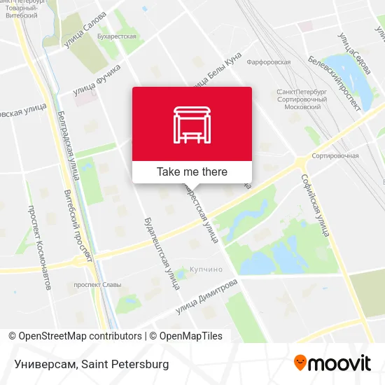 Универсам map