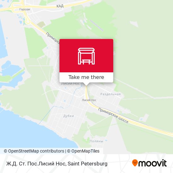 Ж.Д. Ст. Пос.Лисий Нос map