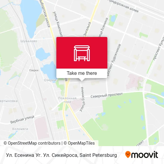 Ул. Есенина Уг. Ул. Сикейроса map