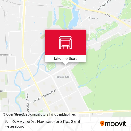 Ул. Коммуны Уг. Ириновского Пр. map
