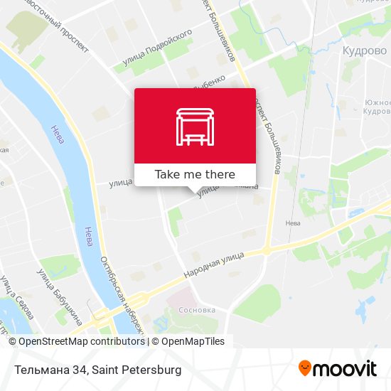 Тельмана 34 map