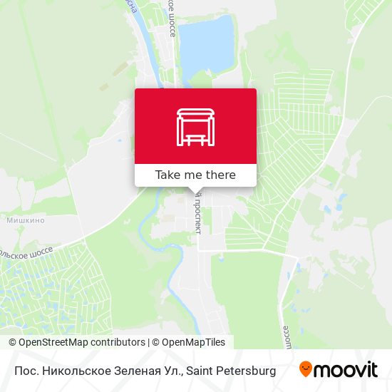 Пос. Никольское Зеленая Ул. map