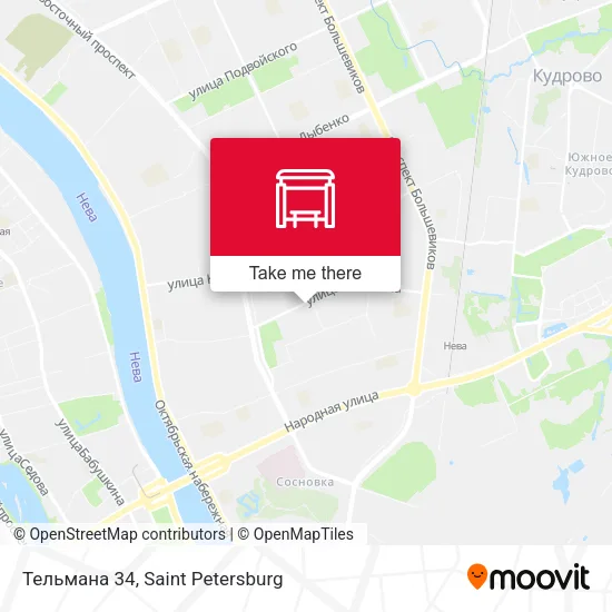 Тельмана 34 map