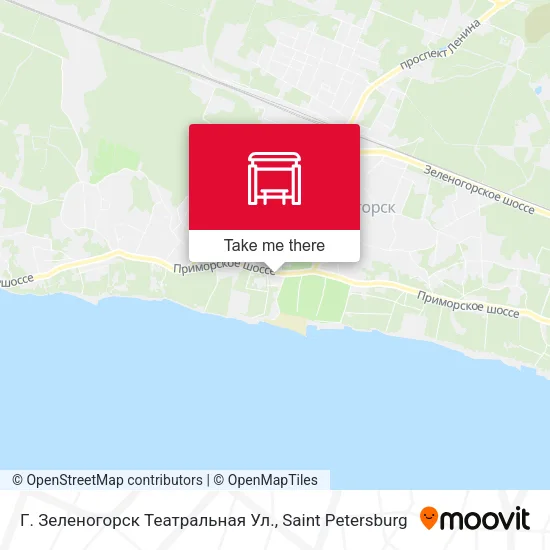 Г. Зеленогорск Театральная Ул. map