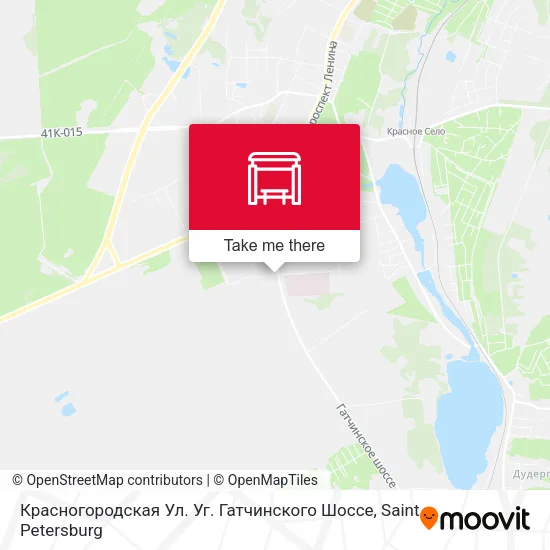 Красногородская Ул. Уг. Гатчинского Шоссе map