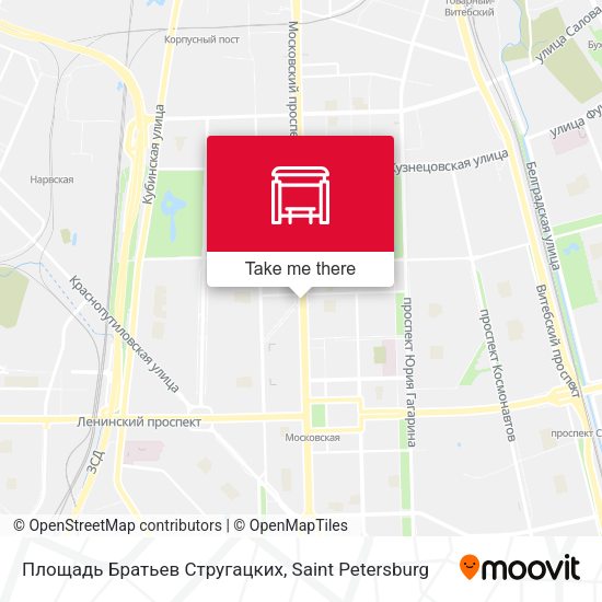Площадь Братьев Стругацких map