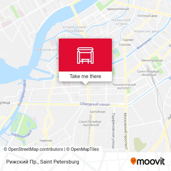 Рижский Пр. map