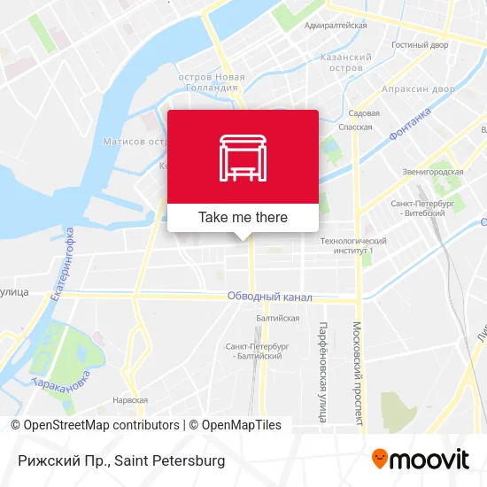 Рижский Пр. map