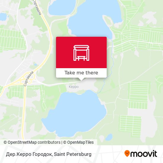 Дер.Керро Городок map