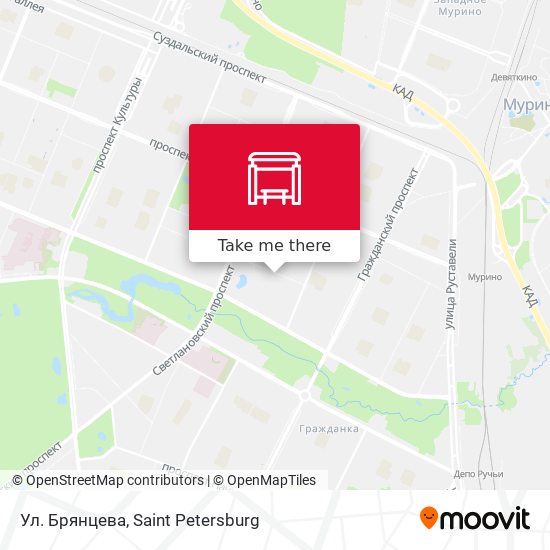 Ул. Брянцева map