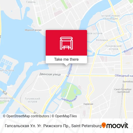 Гапсальская Ул. Уг. Рижского Пр. map