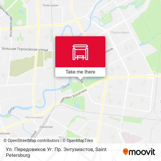 Ул. Передовиков Уг. Пр. Энтузиастов map