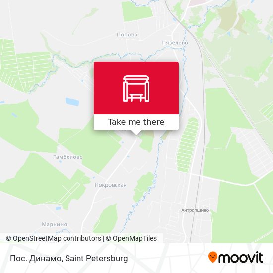 Пос. Динамо map