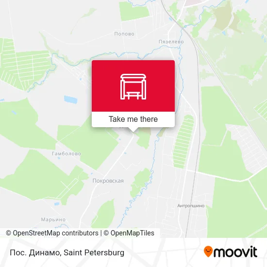 Пос. Динамо map