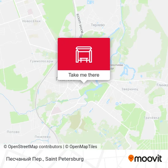 Песчаный Пер. map