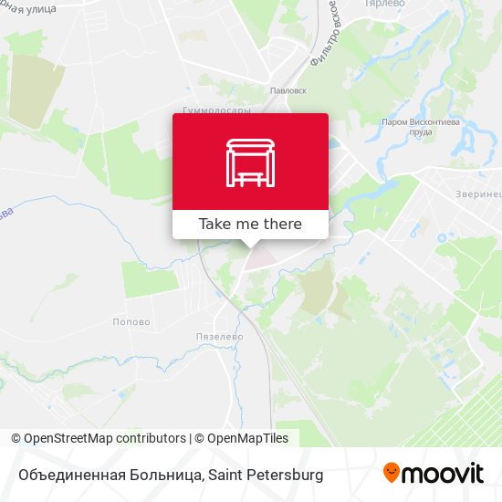 Объединенная Больница map