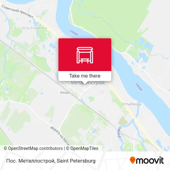 Пос. Металлострой map