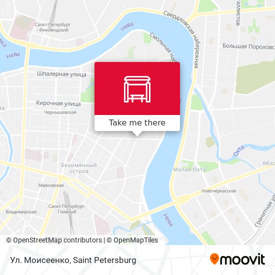 Ул. Моисеенко map