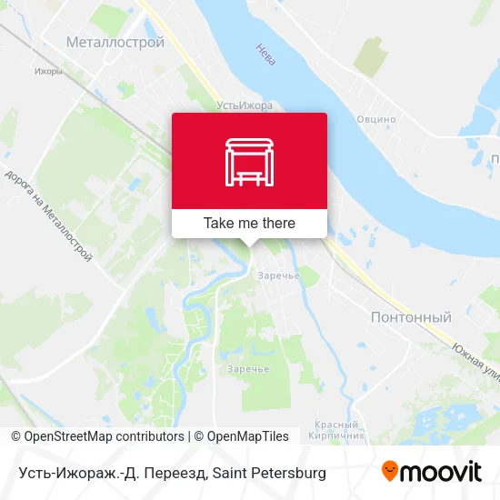 Усть-Ижораж.-Д. Переезд map