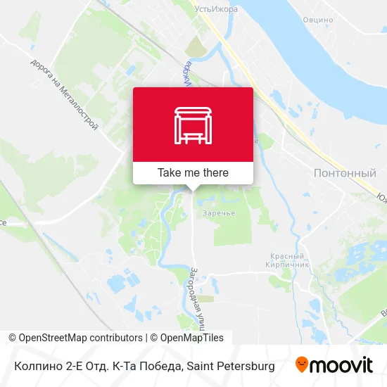 Колпино 2-Е Отд. К-Та Победа map