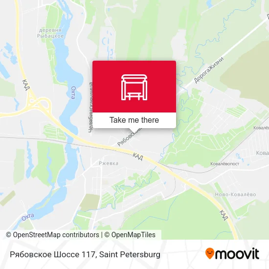 Рябовское Шоссе 117 map