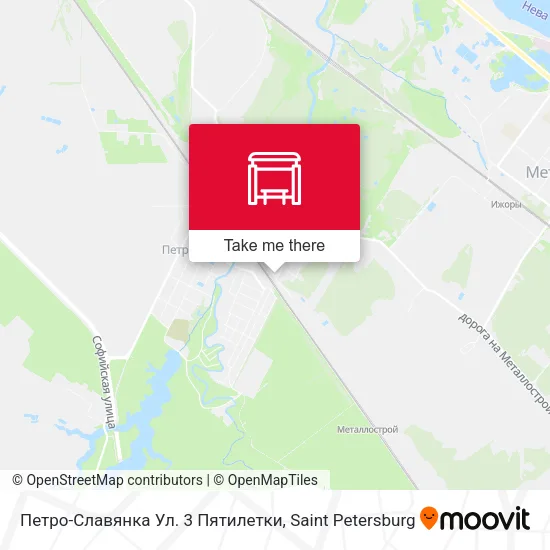 Петро-Славянка Ул. 3 Пятилетки map