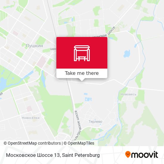 Московское Шоссе 13 map