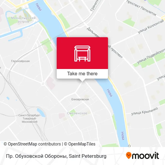 Пр. Обуховской Обороны map