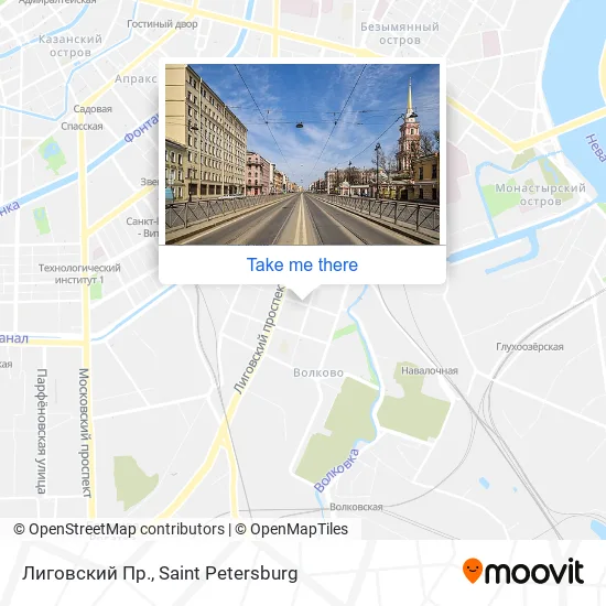 Лиговский Пр. map