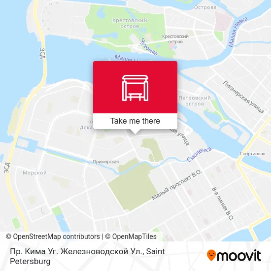 Пр. Кима Уг. Железноводской Ул. map