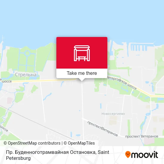 Пр. Буденноготрамвайная Остановка map